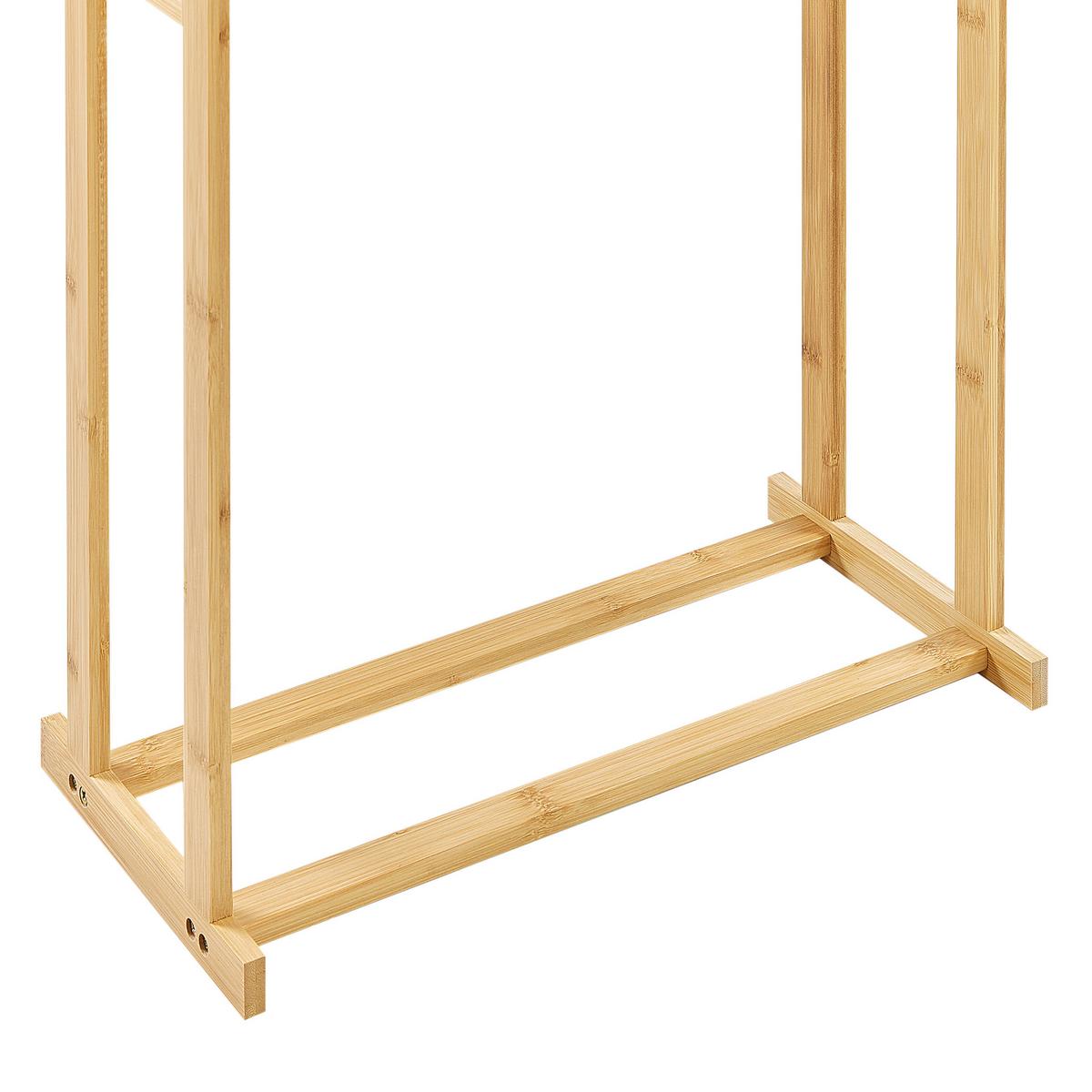 HANDTUCHSTÄNDER Bambusholz hellbraun 45 x 84 cm Hoboken - Hellbraun, Holz (45/84/21cm) - Beliani