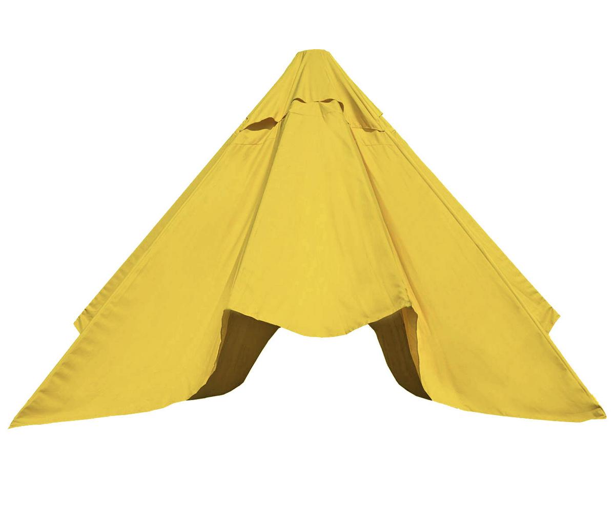 ERSATZ-BEZUG FÜR SCHIRM Gelb - Gelb, Textil (290/290cm) - MCW