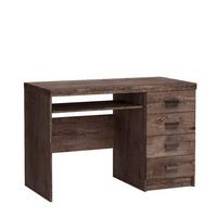 SCHREIBTISCH ZERI 120x60x81,5 cm Bürotisch Computertisch, Braun - Braun, Holzwerkstoff (60/120/81.5cm) - MASSENO