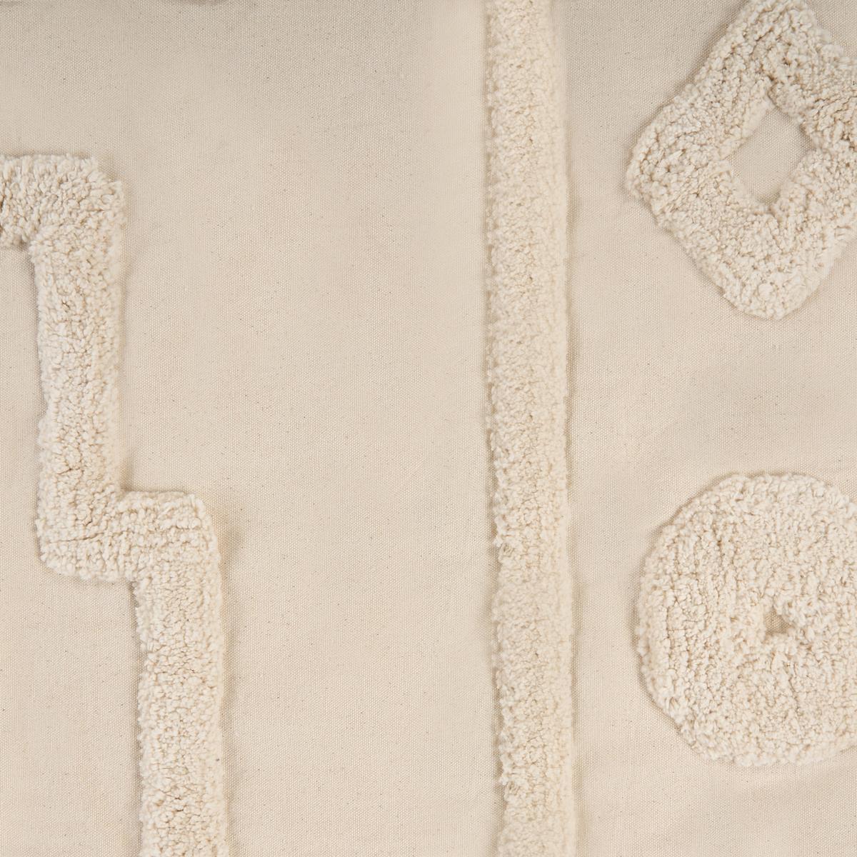 KUSCHELDECKE Baumwolle 190/190 cm Beige Chack - Beige, Textil (190/190cm) - Beliani