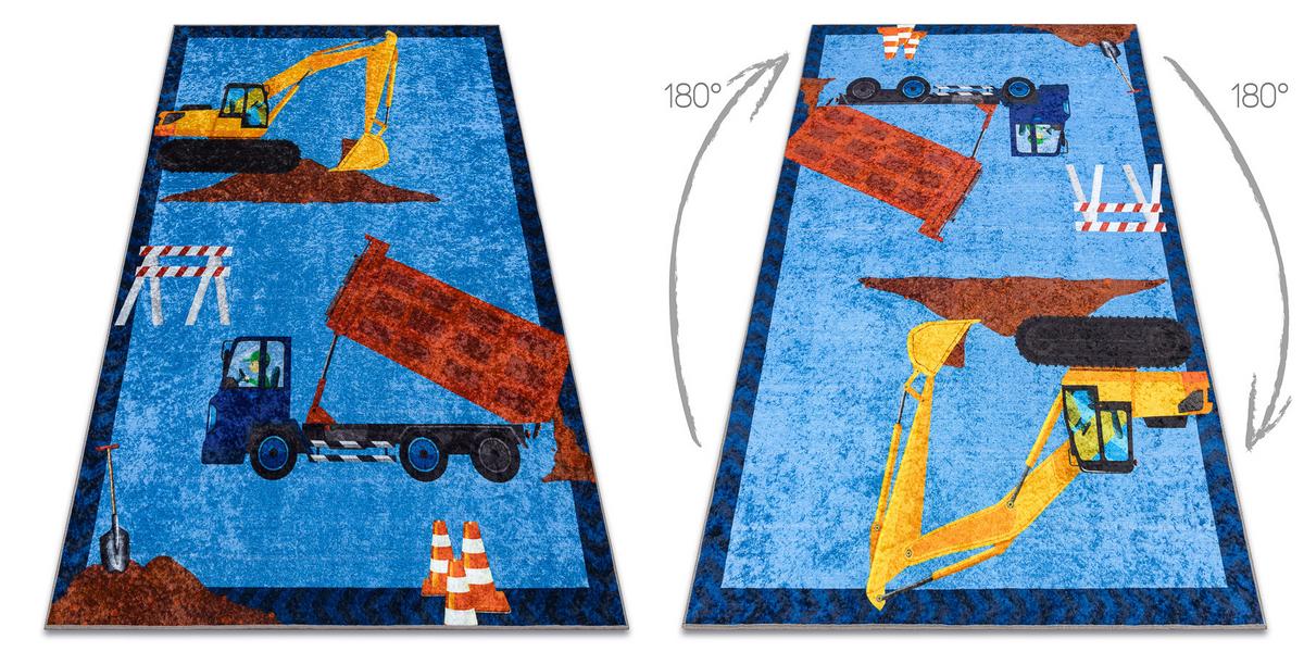 TEPPICH Junior 160/220 cm - Blau, Textil (160/220cm) - rugsX