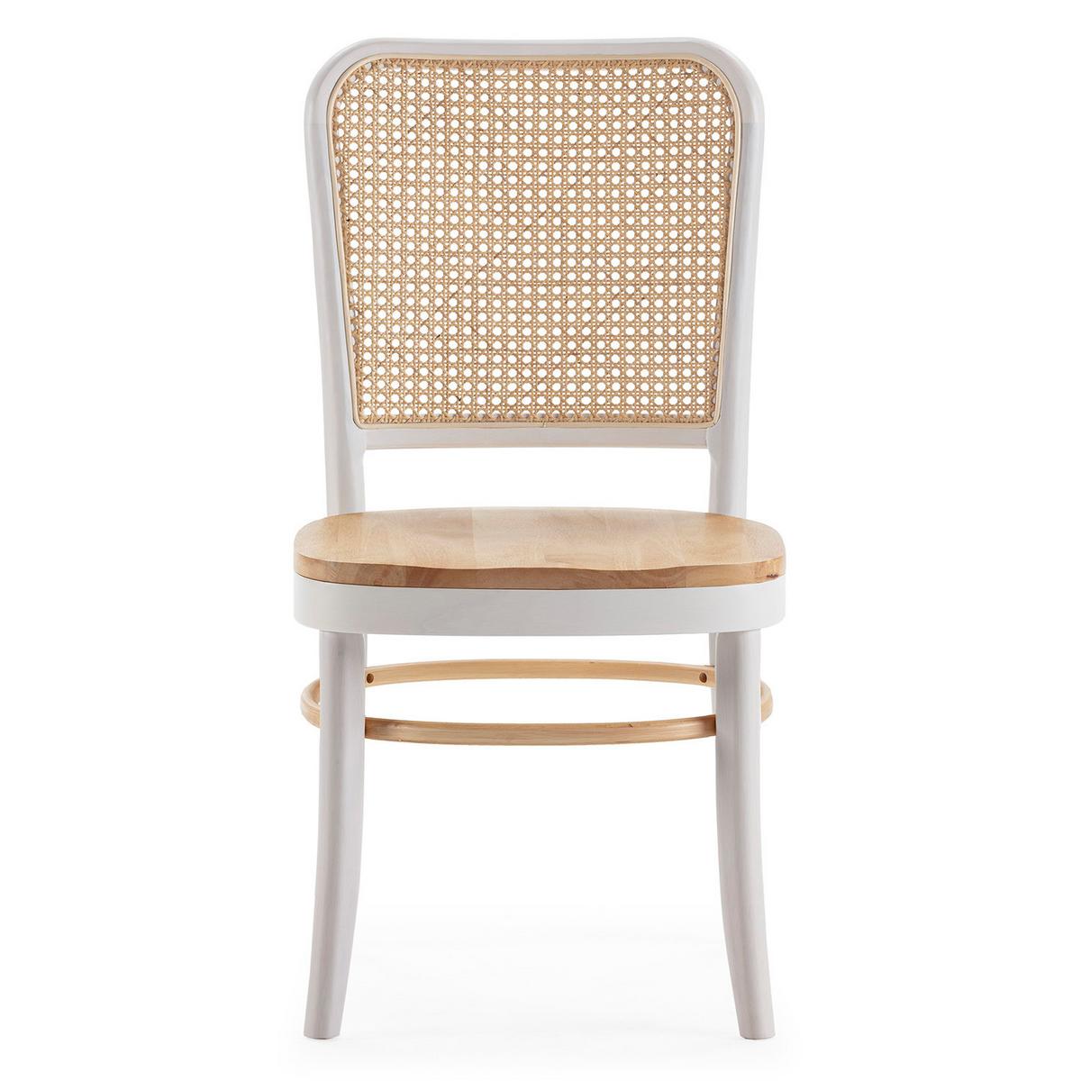 STUHL-SET 2 Vesta weiße/eichen, Massivholz - Honigeiche, Holz (45/88/51cm) - VS Venta-stock