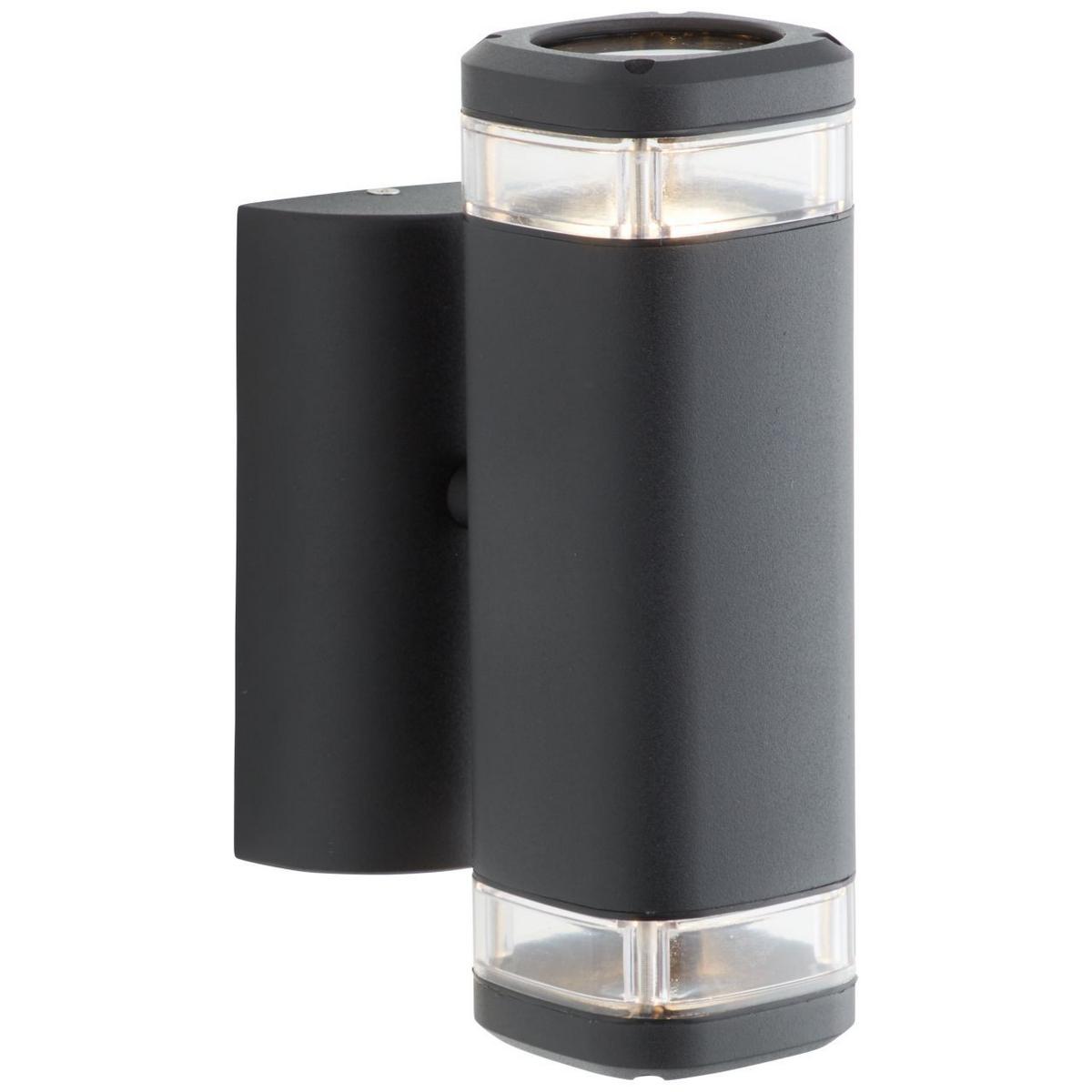 AUSSENWANDLEUCHTE Jandy 90968A06 - Schwarz, Metall (7/21.3/13.5cm) - Brilliant