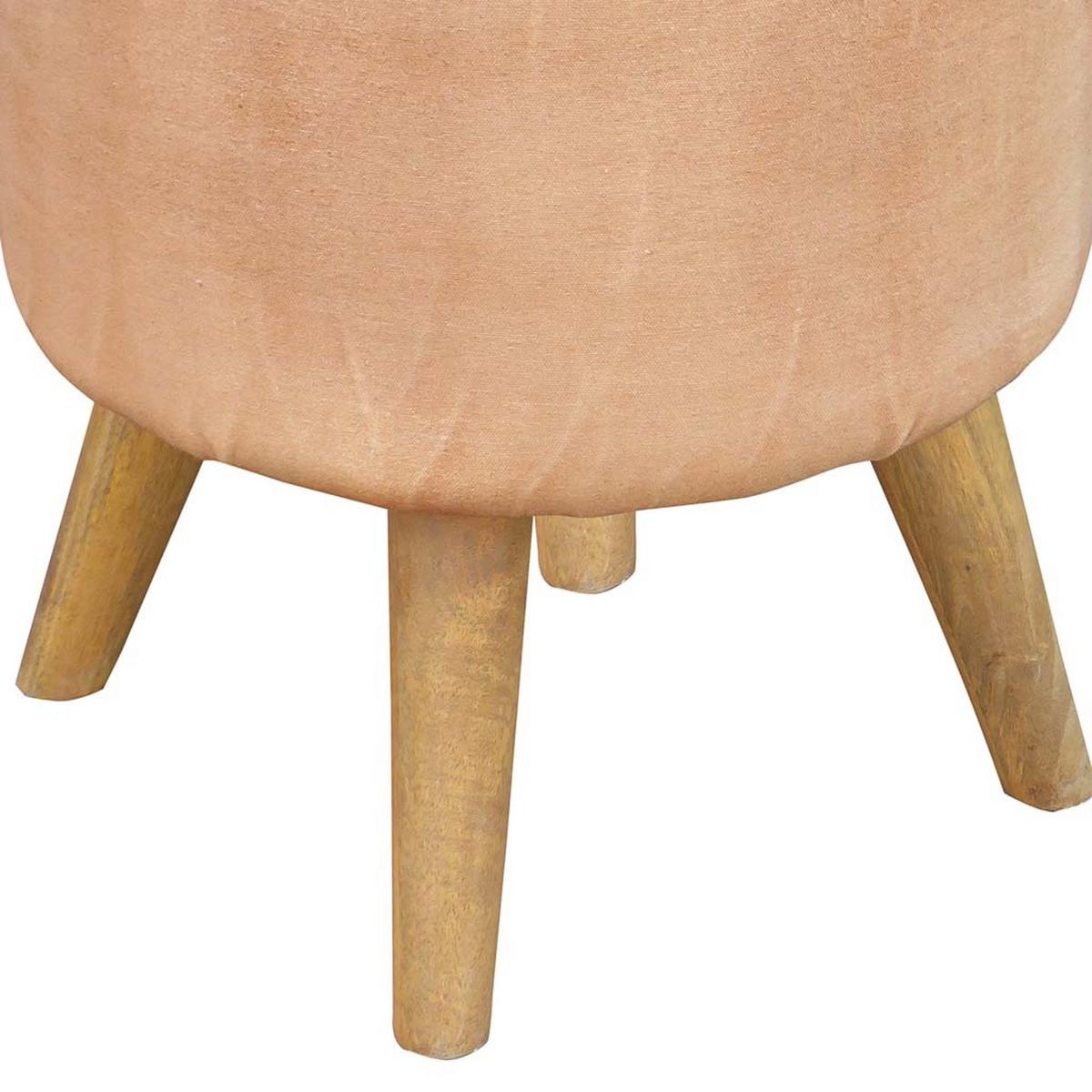 HOCKER, braun, 38x42cm - Braun, Holz (38/42/38cm) - Wanderlust