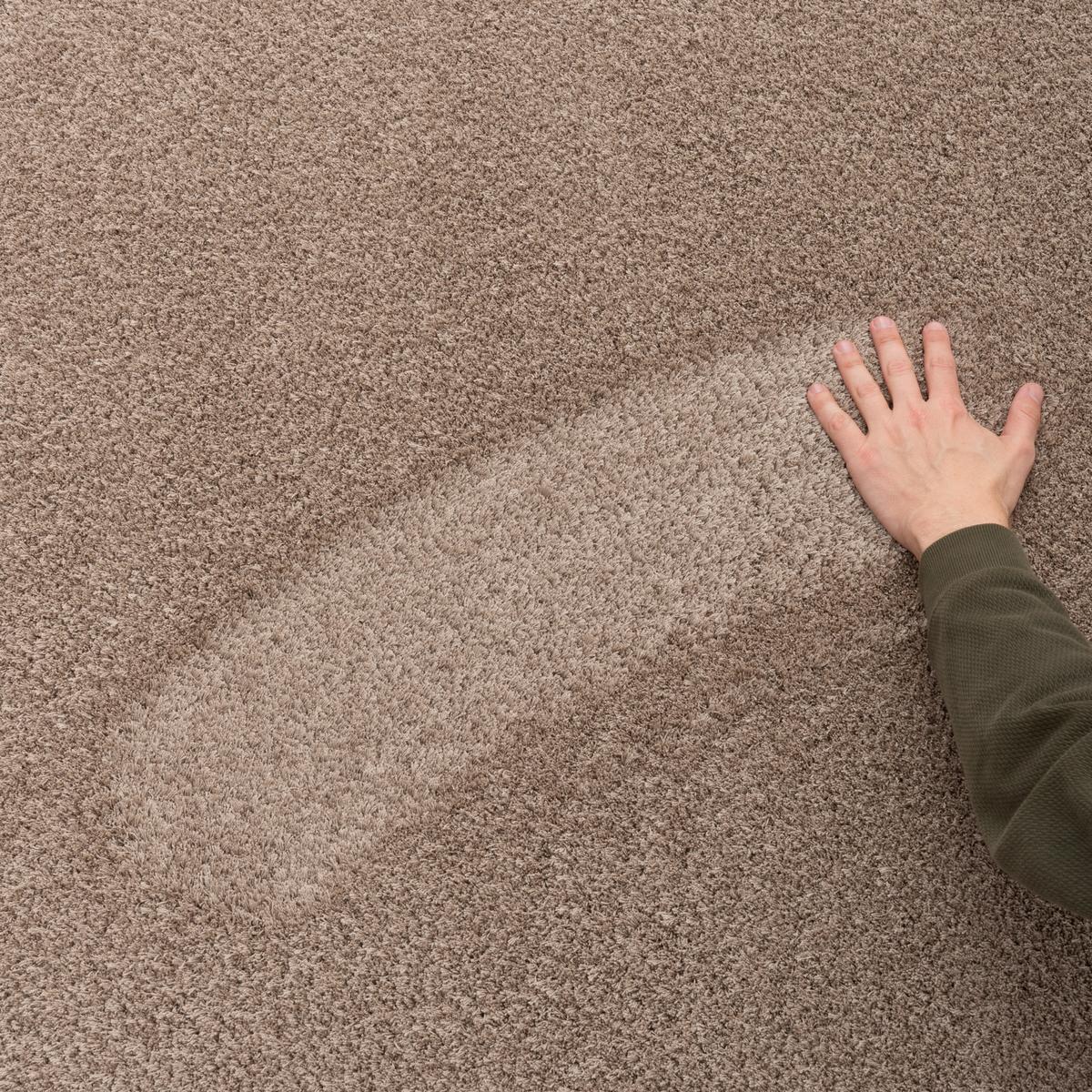 LUXUS HOCHFLOR LANGFLOR TEPPICH HARMONY - Taupe, Textil (100/300cm) - Snapstyle