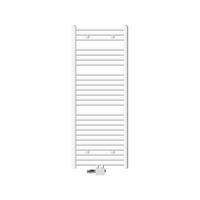 BADHEIZKÖRPER Sahara 600x1500 mm Weiß gerade mit Ventil Universal - Weiß, Metall (60/150/3cm) - LuxeBath