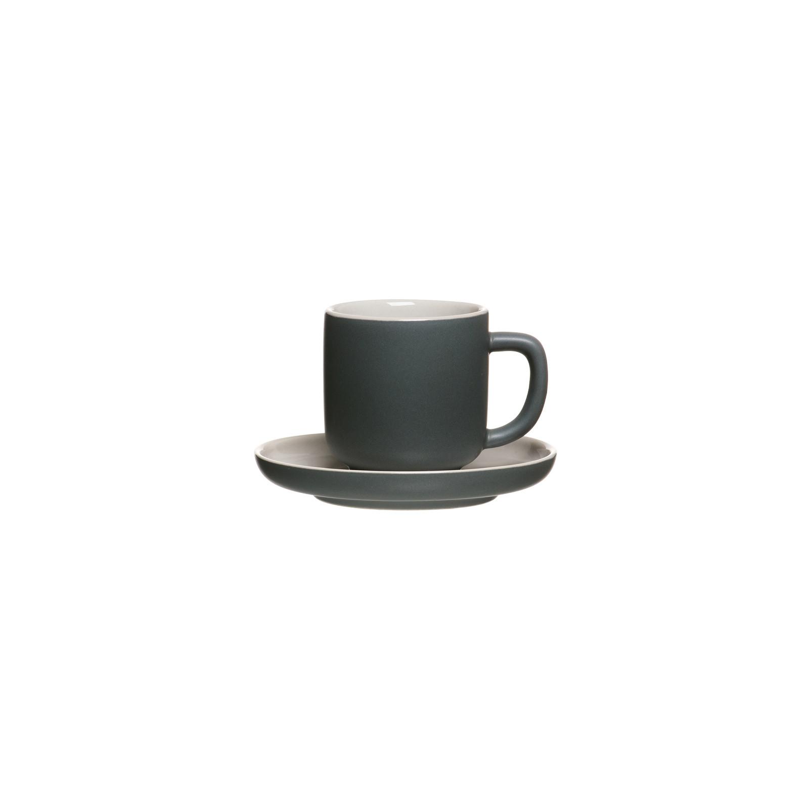 ESPRESSOTASSE MIT UNTERTASSE Jasper Grau 100 ml - Grau, Keramik (10.5/7.5/10.5cm) - Ritzenhoff Breker