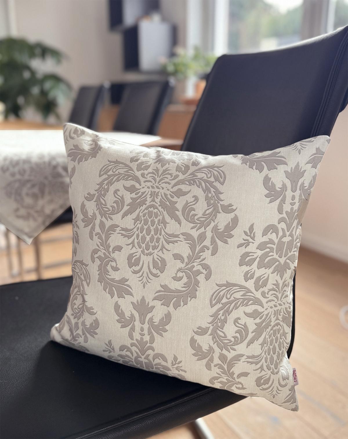 TISCHLÄUFER Epoche linen-taupe 40/150 cm - Ecru, Textil (40/150cm) - beties Heimtextil