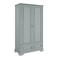 SCHRANK 2 Türen Grau - Grau, Holzwerkstoff (102/180/51cm) - Petits-meubles