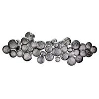 WANDDEKO Silber 111/38 cm - Silberfarben, Metall (2.6/38/7cm) - KUNSTLOFT