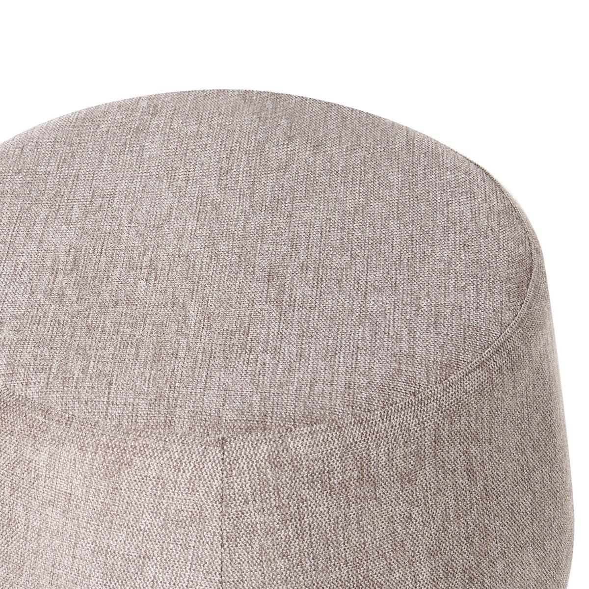 POUF Taupe Ashton - Taupe, Textil (61/43/61cm) - Beliani