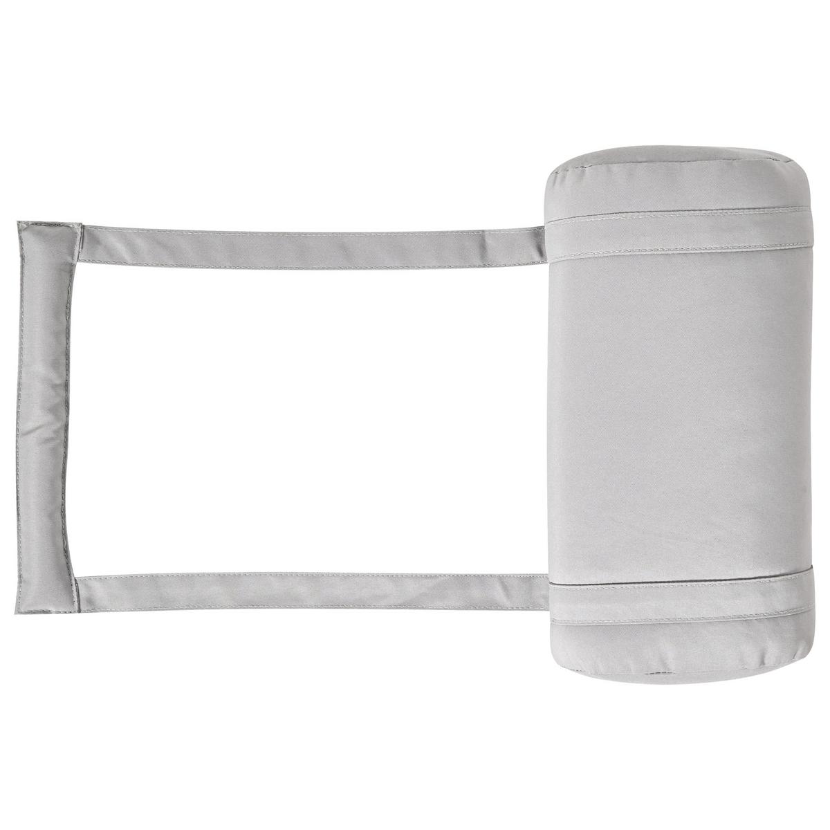 OUTDOOR-SITZKISSEN 6er-Set Hellgrau 50/45 cm Java/Amantea Premium - Hellgrau, Textil (71/71/50cm) - Beliani