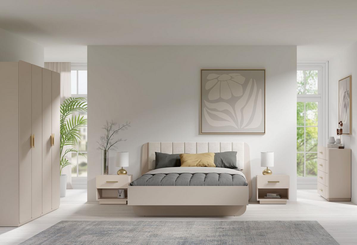 KOMMODE Beige 100/92,5/41,5 - Beige, Holzwerkstoff (100/93/42cm) - RAUMHIRSCH FURNITURE