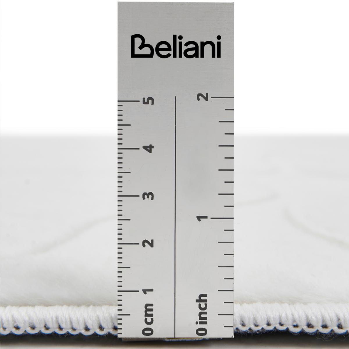 TEPPICH Cremeweiß 80/300 cm Kawi - Creme/Weiß, Textil (80/300cm) - Beliani