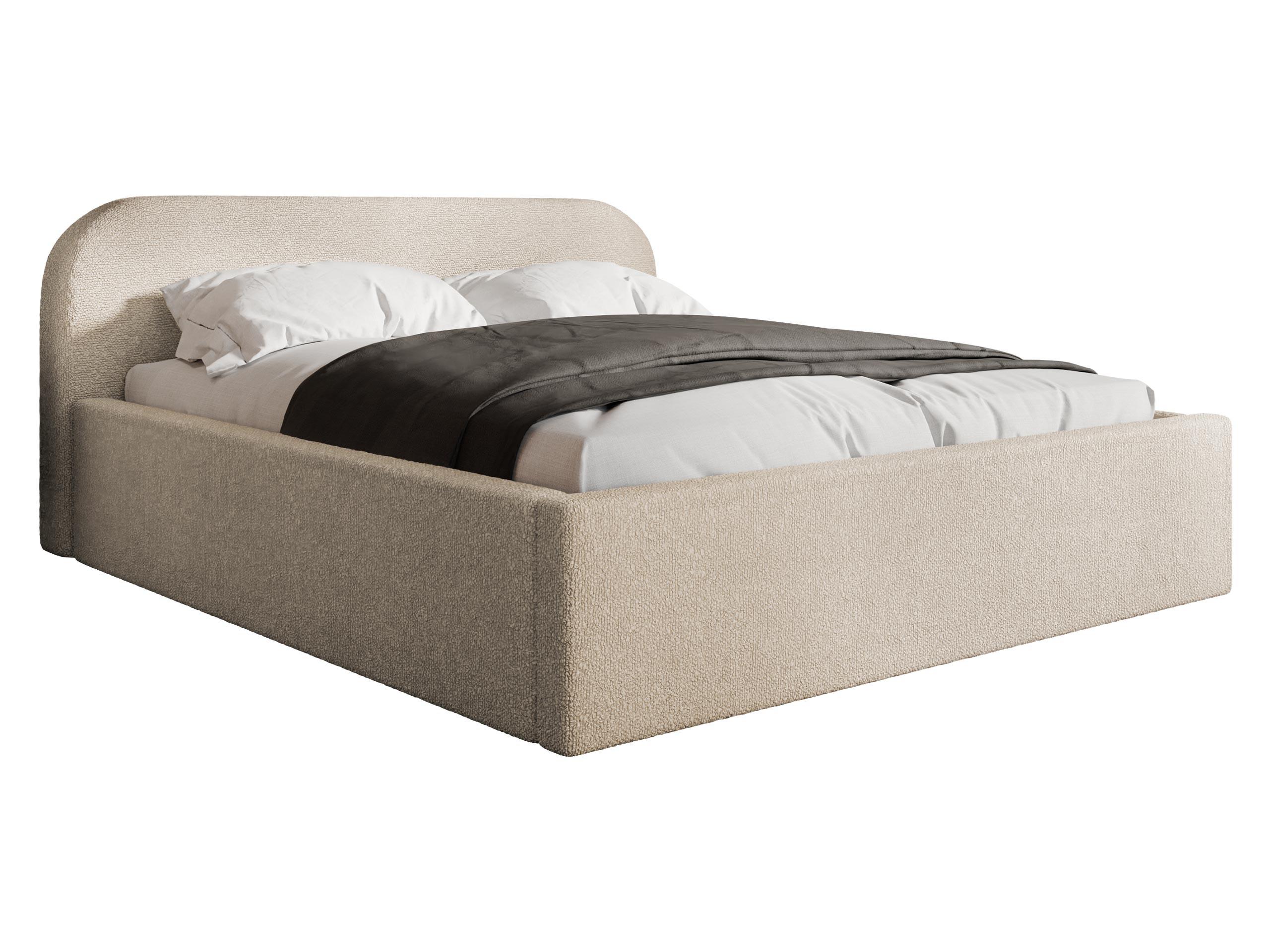 POLSTERBETT Deisin - Beige/Naturfarben, Holz/Holzwerkstoff (140/200cm) - MIRJAN24