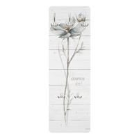 WANDGARDEROBE - Aquarell Cosmea auf Holz 34/105 cm - Beige, Holzwerkstoff (34/105/1.6cm) - Bilderwelten