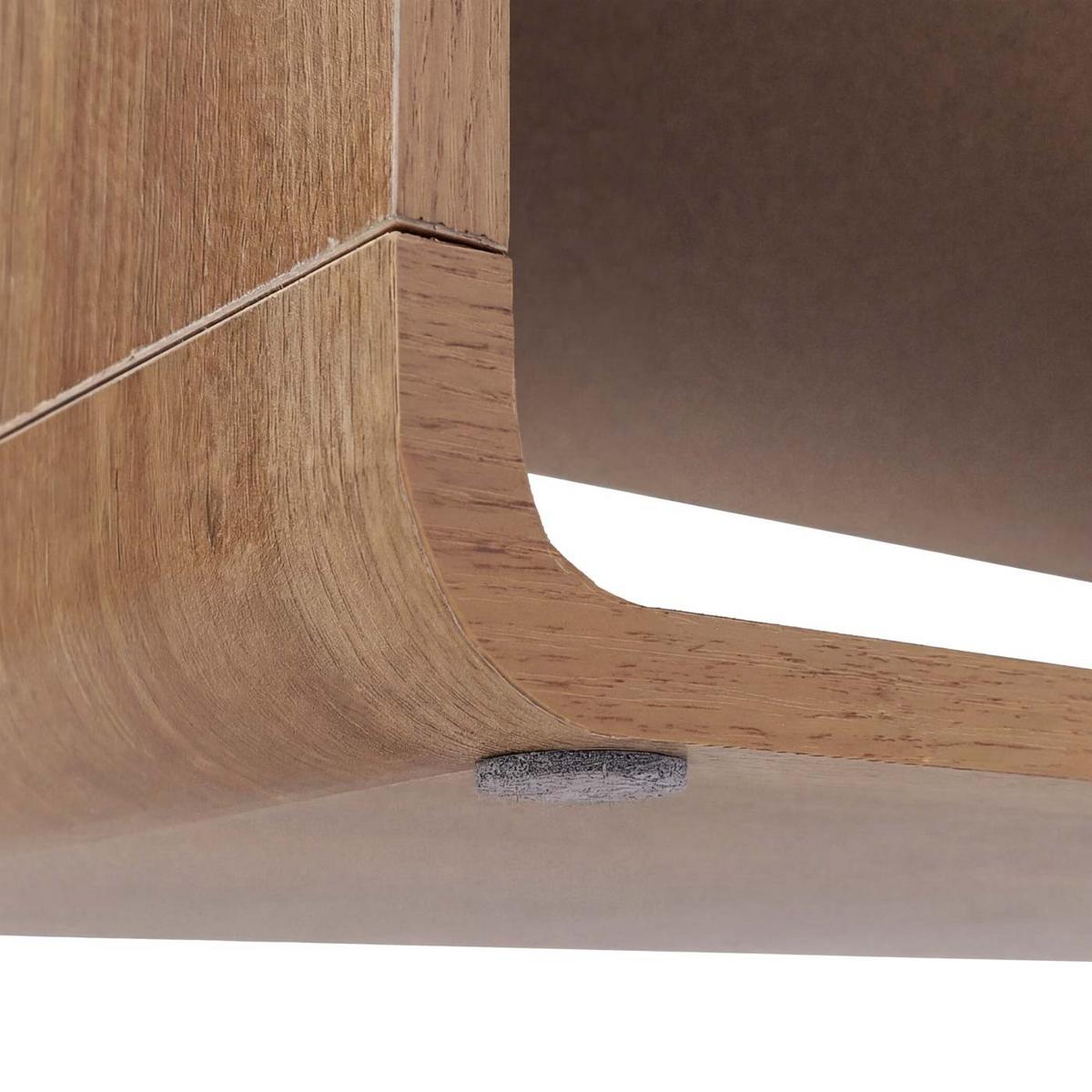 NACHTTISCH organisch Dunkelgrau - Dunkelgrau, Holz (48/40/44cm) - MCW