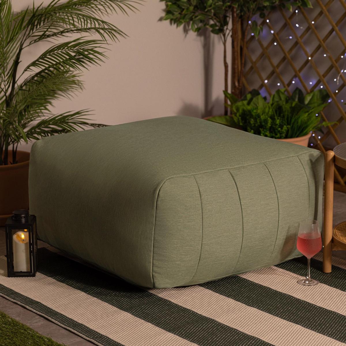 SITZSACK-SOFA Sitzpouf - Grün, Textil (95/46/100cm) - icon