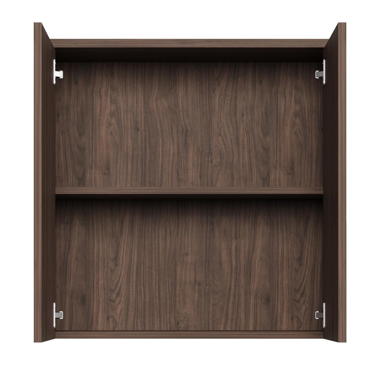 SPIEGELSCHRANK Toledo Walnuss Braun - 60 x 20 x 60 cm - Eichefarben, Holz (60/60/20cm) - Badplaats