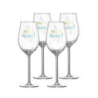 WEINGLÄSER Mädels transparent 460 ml 4er Set - Transparent, Glas (0.6L) - Ritzenhoff Breker