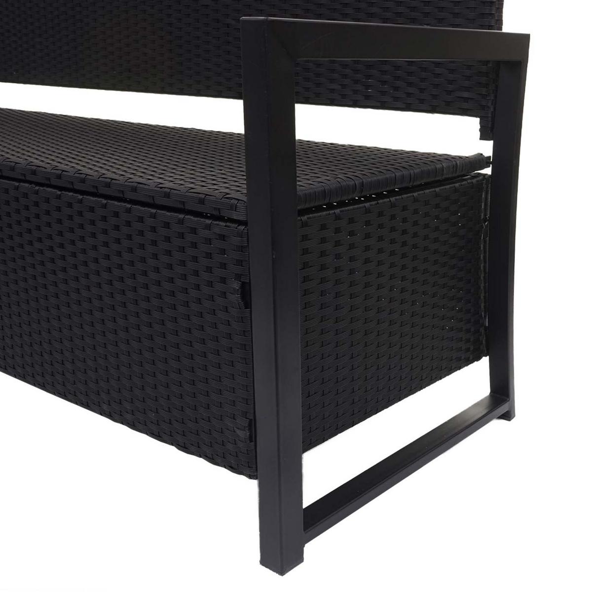 SITZBANK Anthrazit, Bordeaux - Bordeaux/Anthrazit, Kunststoff (164/87/57cm) - MCW