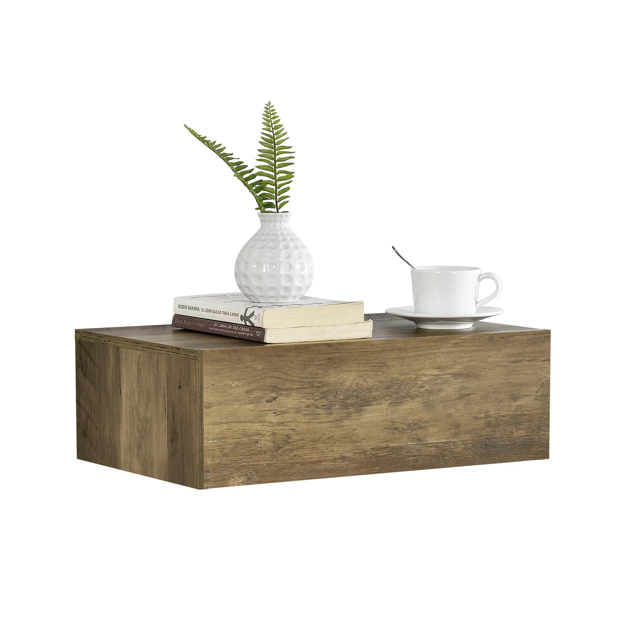 WANDREGAL Oslo - Naturfarben, Holzwerkstoff (46/15/30cm) - [en.casa]