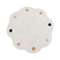 KINDERTEPPICH Durevi 120/120 cm - Beige/Multicolor, Textil (120/120cm) - Beliani