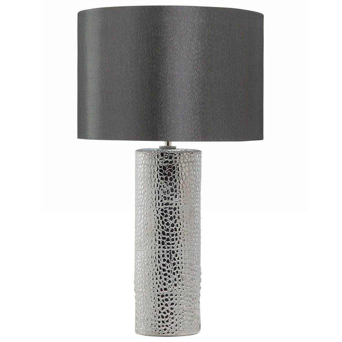 TISCHLAMPE Aiken 30/30/52 cm - Schwarz, Keramik (30/30/52cm) - Beliani