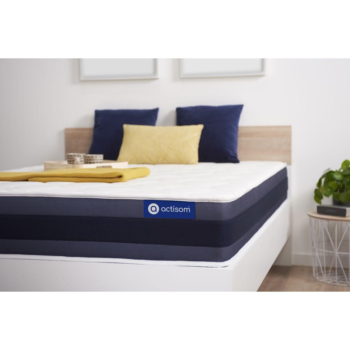 MATRATZE Actilatex morpho Latex und Memory-Schaum 80 x 200 cm h1 - Weiß, Textil (80/200cm) - ACTISOM