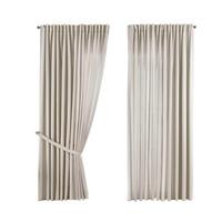 SCHLAUFENGARDINE 2ER SET »Jena« HxB 250x300 cm Sand - Sandfarben, Textil (300/250cm) - Gardinenbox