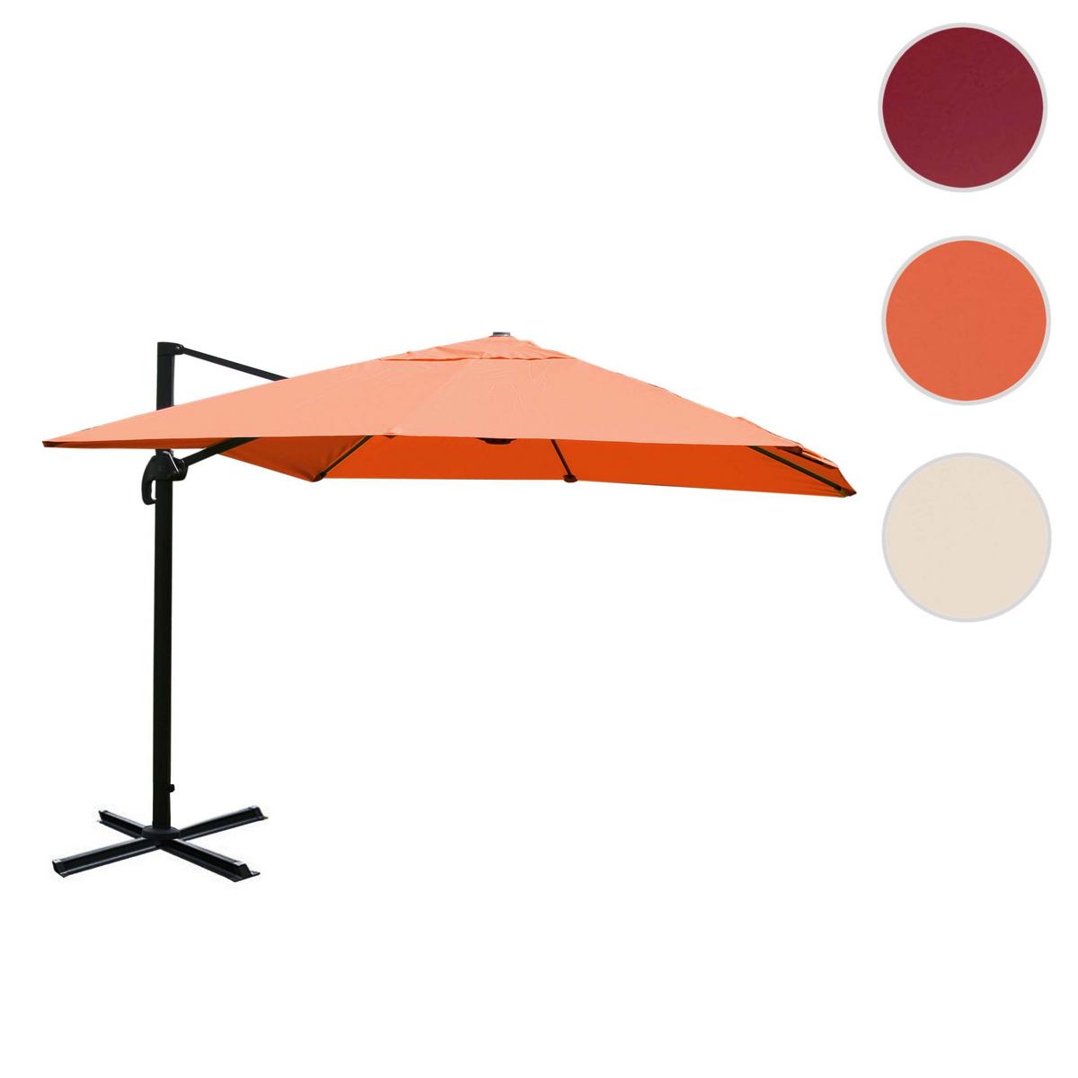 AMPELSCHIRM I Orange 300/300 cm - Orange, Textil (360/300cm) - MCW