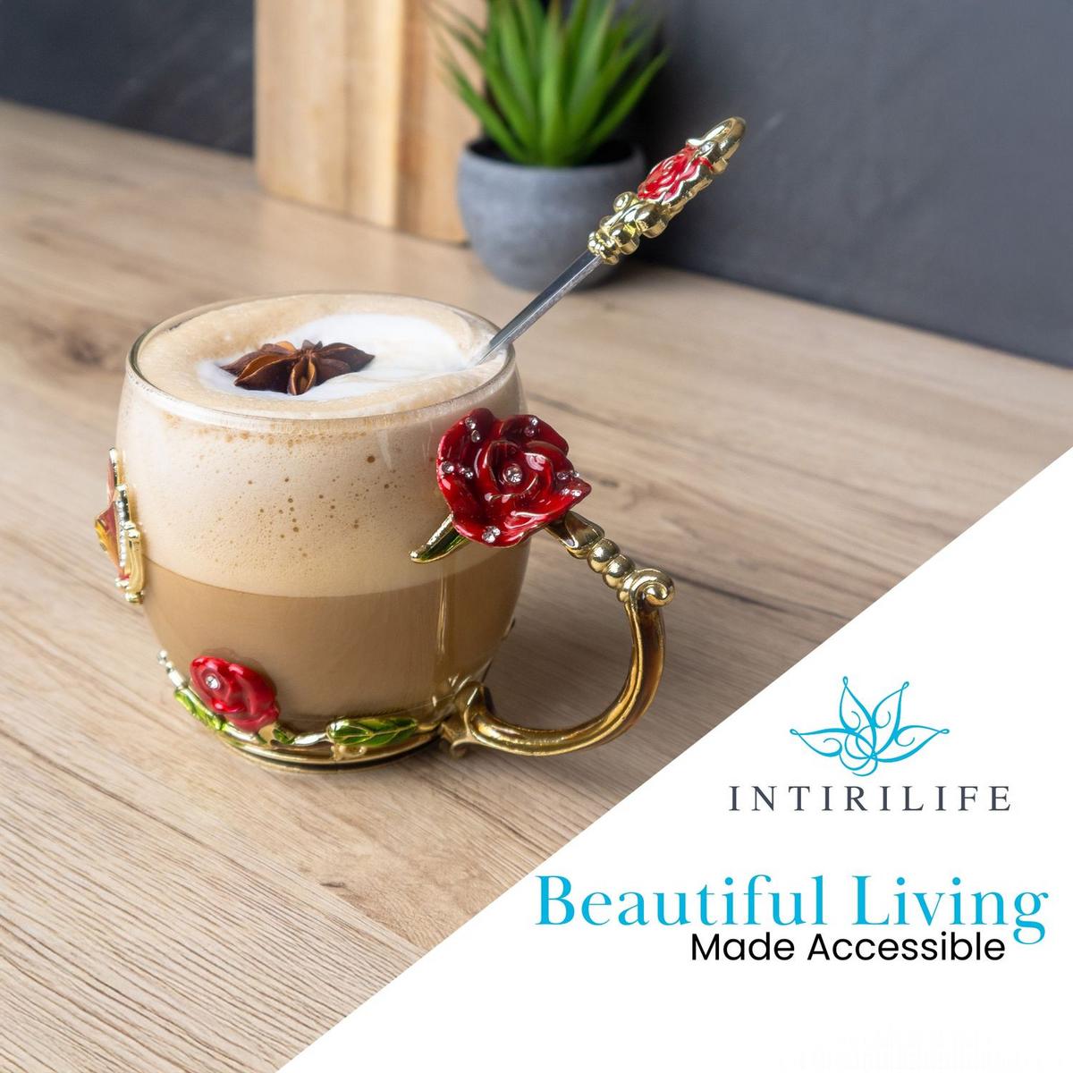 TEETASSE KAFFEETASSE - Transparent, Glas (0.25L) - Intirilife