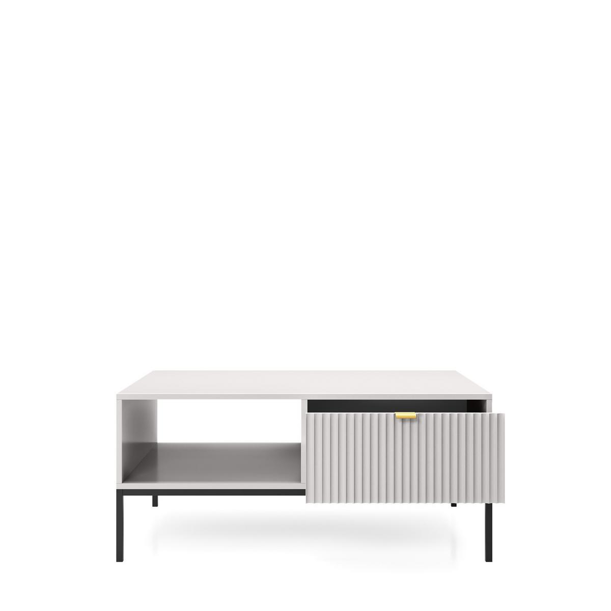 COUCHTISCH STELLARE 104/46/68 cm Grau - Grau, Holzwerkstoff (68/104/46cm) - MASSENO