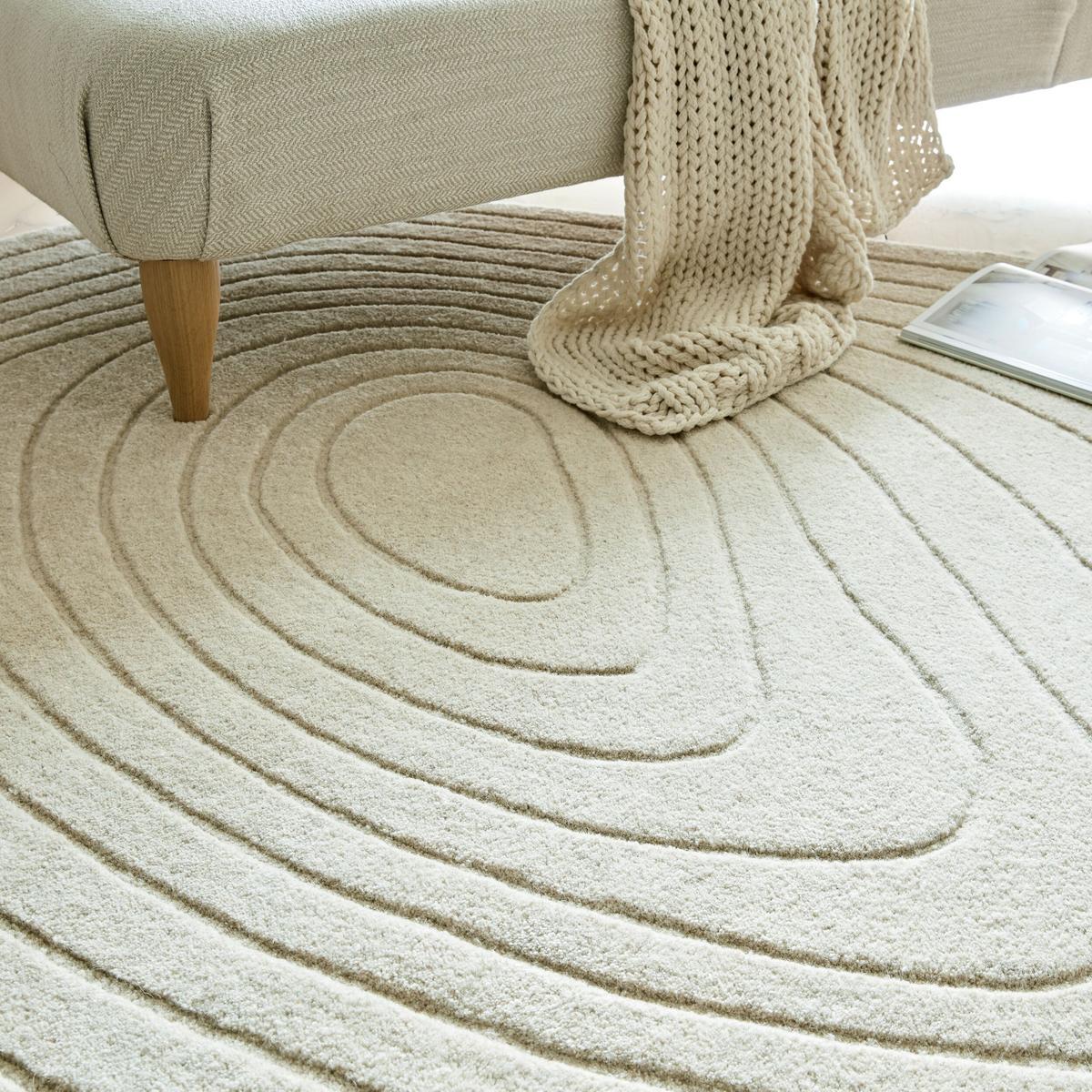 WOLLTEPPICH PARRET, mit Struktur, Beige, 200 x 290 cm - Beige, Textil (290/200cm) - KADIMA DESIGN