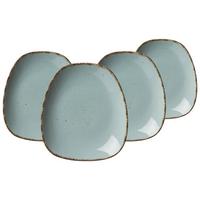 DESSERTTELLER Casa Blau 22,5 x 20 cm 4er Set - Blau, Keramik (22.5cm) - Ritzenhoff Breker
