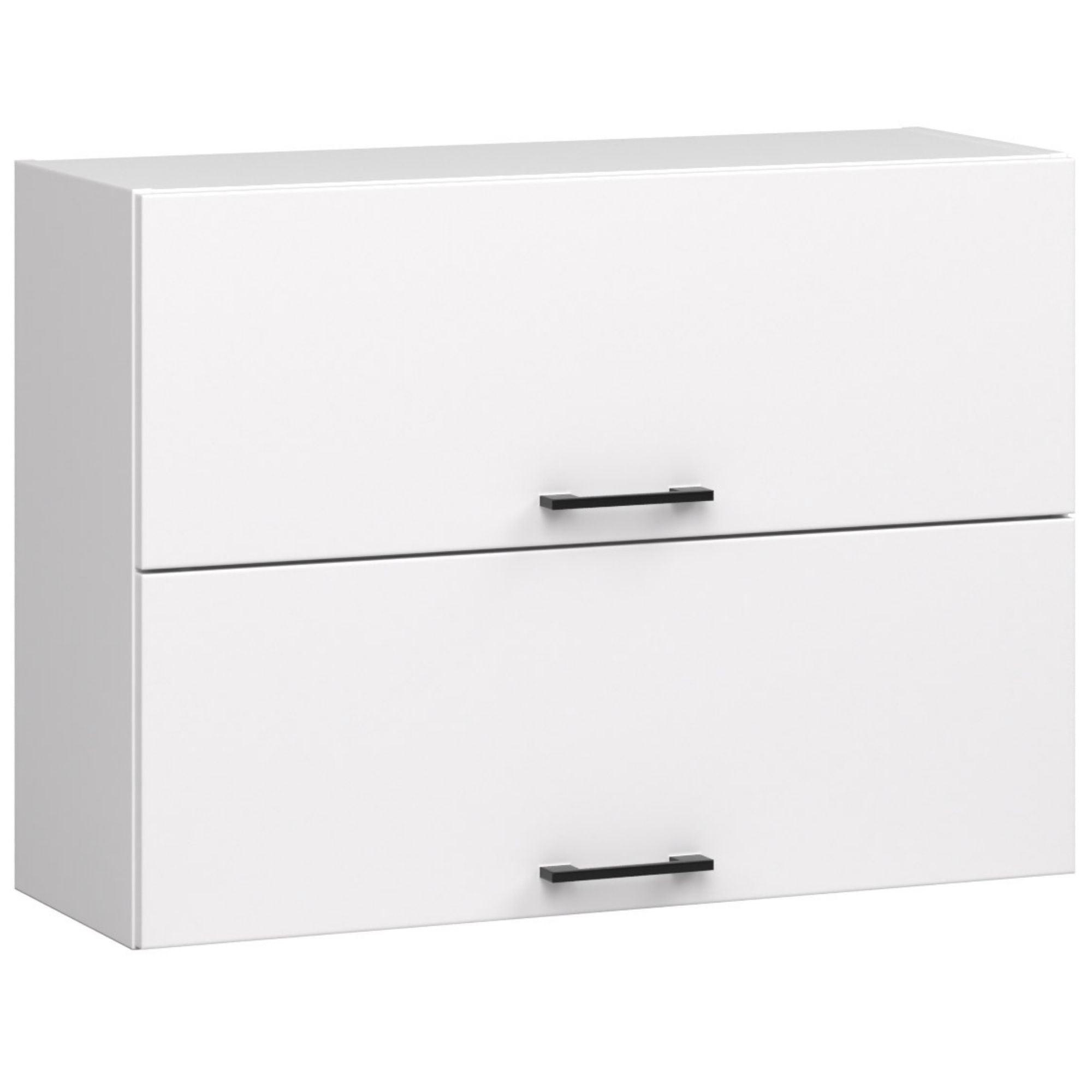 HÄNGESCHRANK Weiß 58/80/30 - Weiß, Holzwerkstoff (80/58/30cm) - RAUMHIRSCH FURNITURE