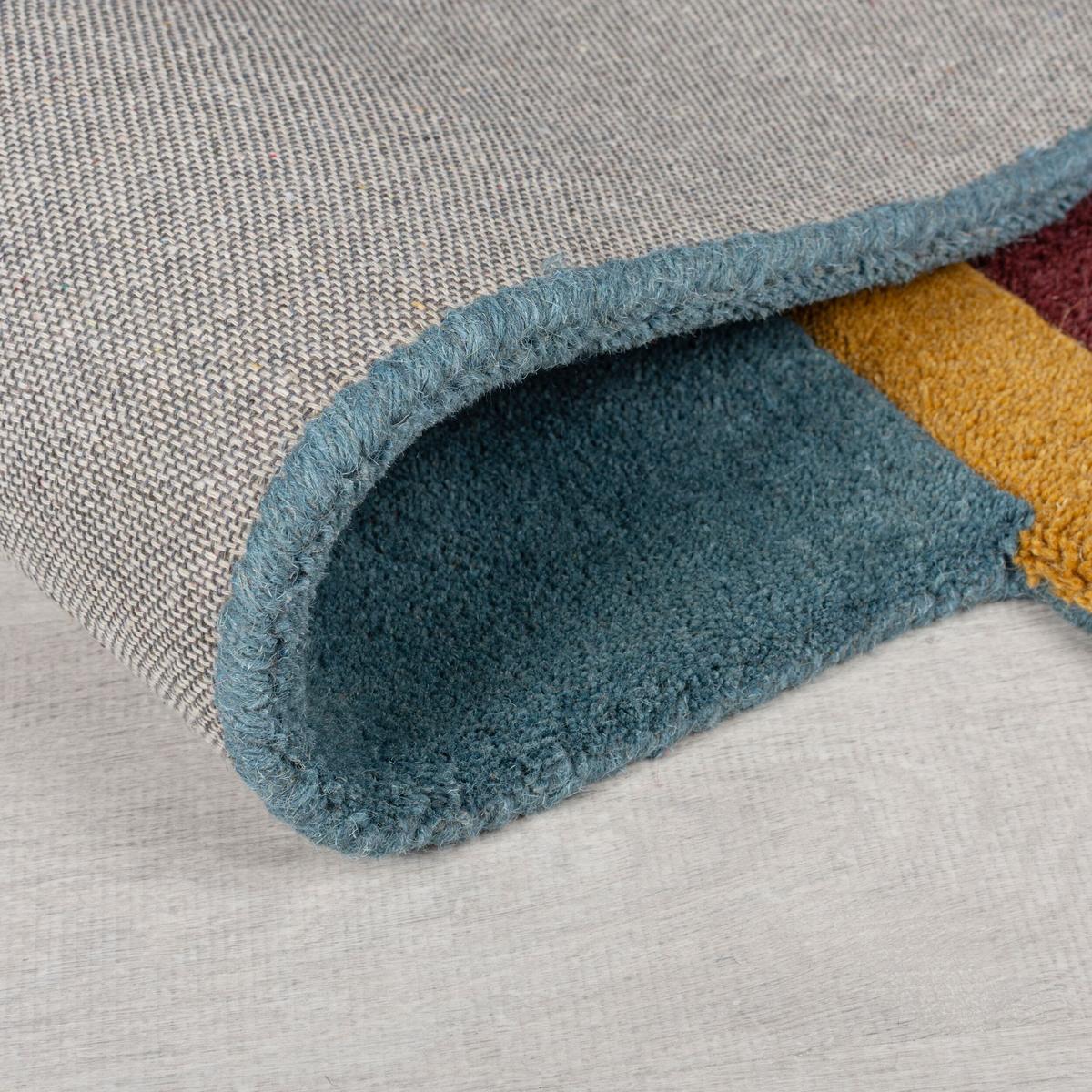 WOLLTEPPICH HALLEIN, abstrakt, Bunt, 120 x 180 cm - Multicolor, Textil (180/120cm) - KADIMA DESIGN