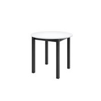 ESSTISCH LUCA P Ausziehbar 90 - 130 / 90 x 77 cm - Schwarz/Weiß, Holz (90/90/77cm) - MASSENO