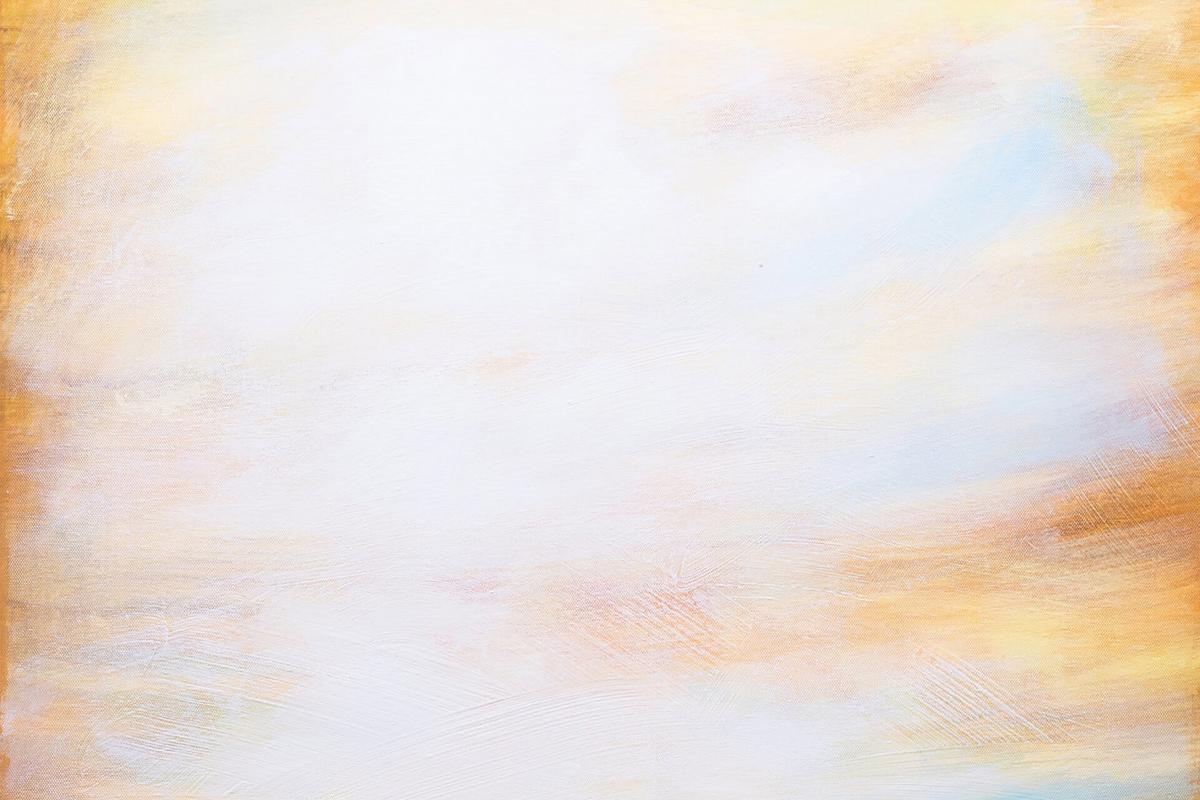 ACRYLBILD HANDGEMALT 60/90 cm - Blau/Gelb, Textil (60/90cm) - KUNSTLOFT