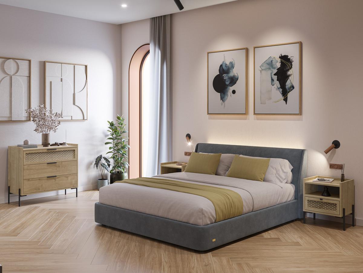 KOMMODE Inca Braun 90/40/80 cm - Braun, Holz (40/80/90cm) - Calicosy