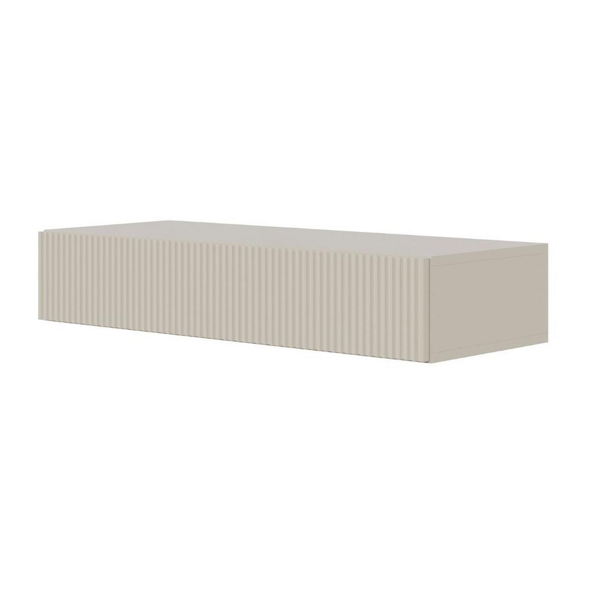 KONSOLENTISCH Veldio Graubeige 90 cm - Taupe, Holzwerkstoff (35.6/90/17cm) - Selsey