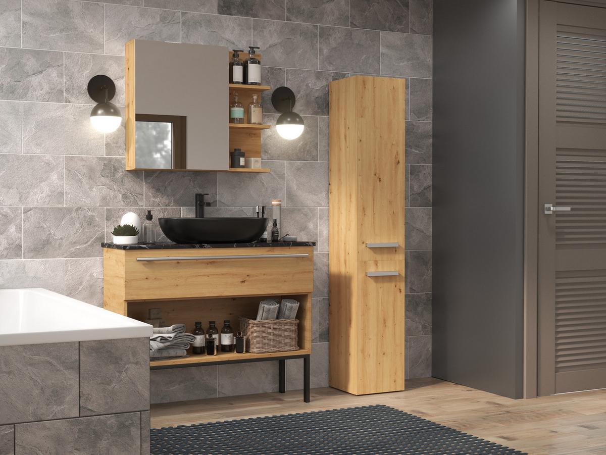 BADEZIMMERSCHRANK Artisan 31/174/30 - Eiche Artisan, Holzwerkstoff (31/174/30cm) - RAUMHIRSCH FURNITURE