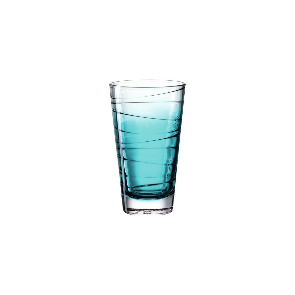 TRINKGLÄSER Vario Struttura Bunt 280 ml 6er Set - Multicolor, Glas (0.001L) - Leonardo Living