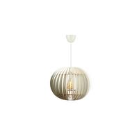 HÄNGELAMPE BOLZANO Weiß Holz - Weiß, Holz (36/36/70cm) - KAWOLA
