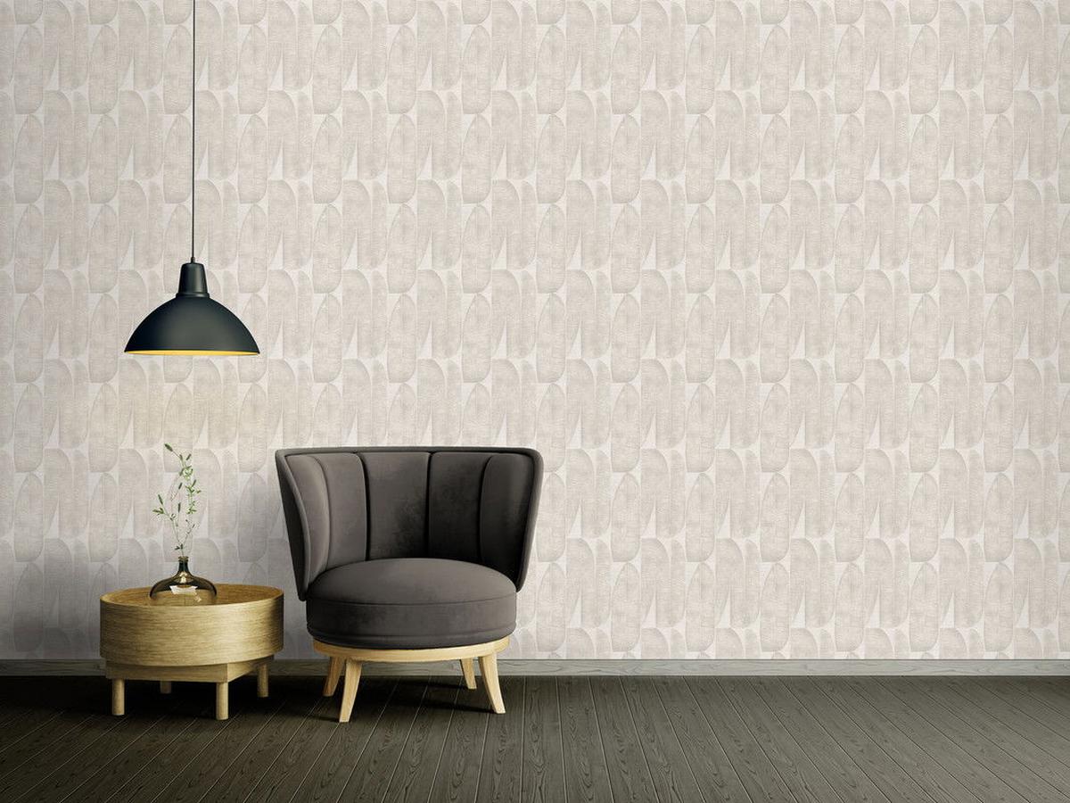 VLIESTAPETE Beige 53/1005 cm - Beige, Textil (53/1cm) - KUNSTLOFT