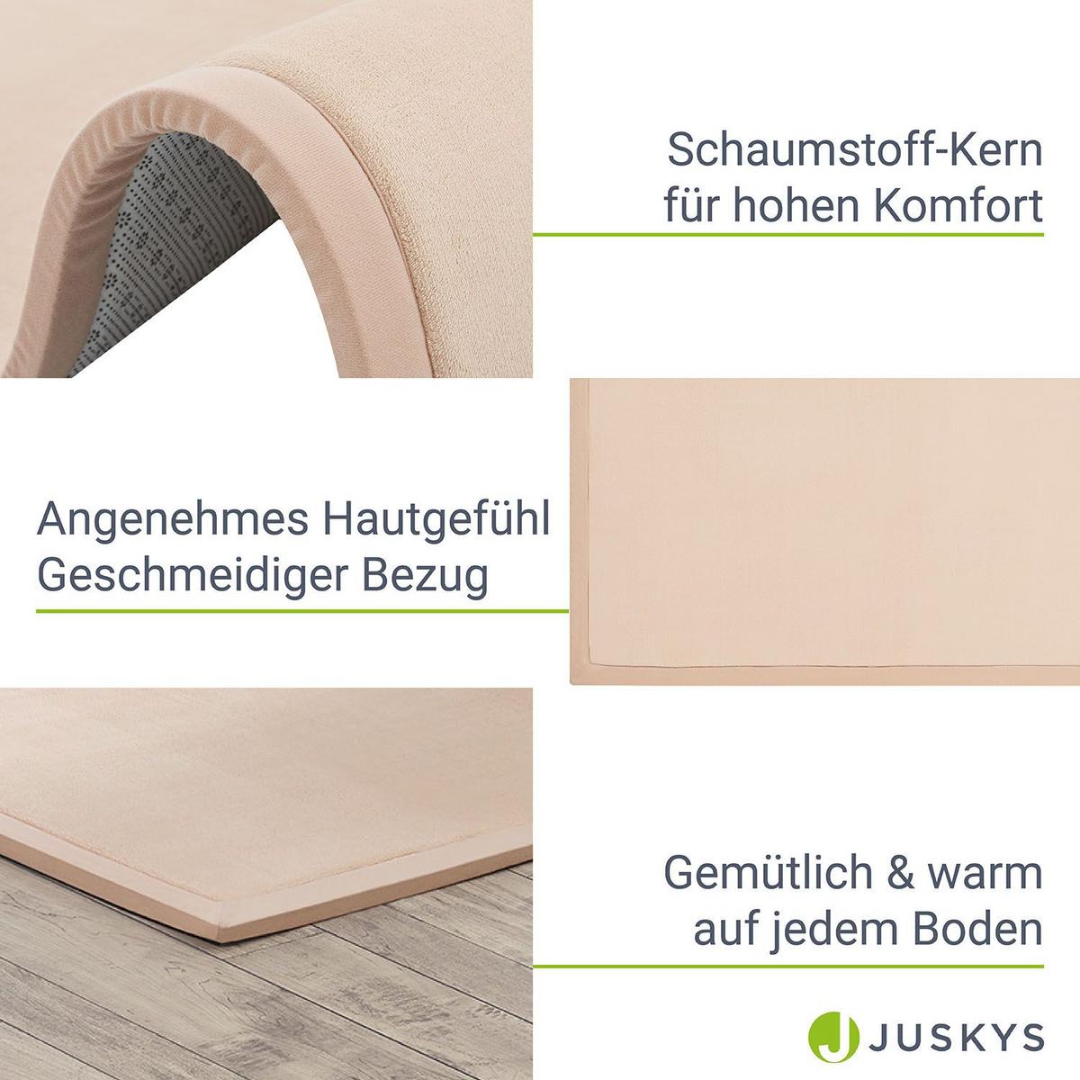 SPIELMATTE Maila beige 180 x 120 cm - Beige, Textil (120/2/180cm) - Juskys