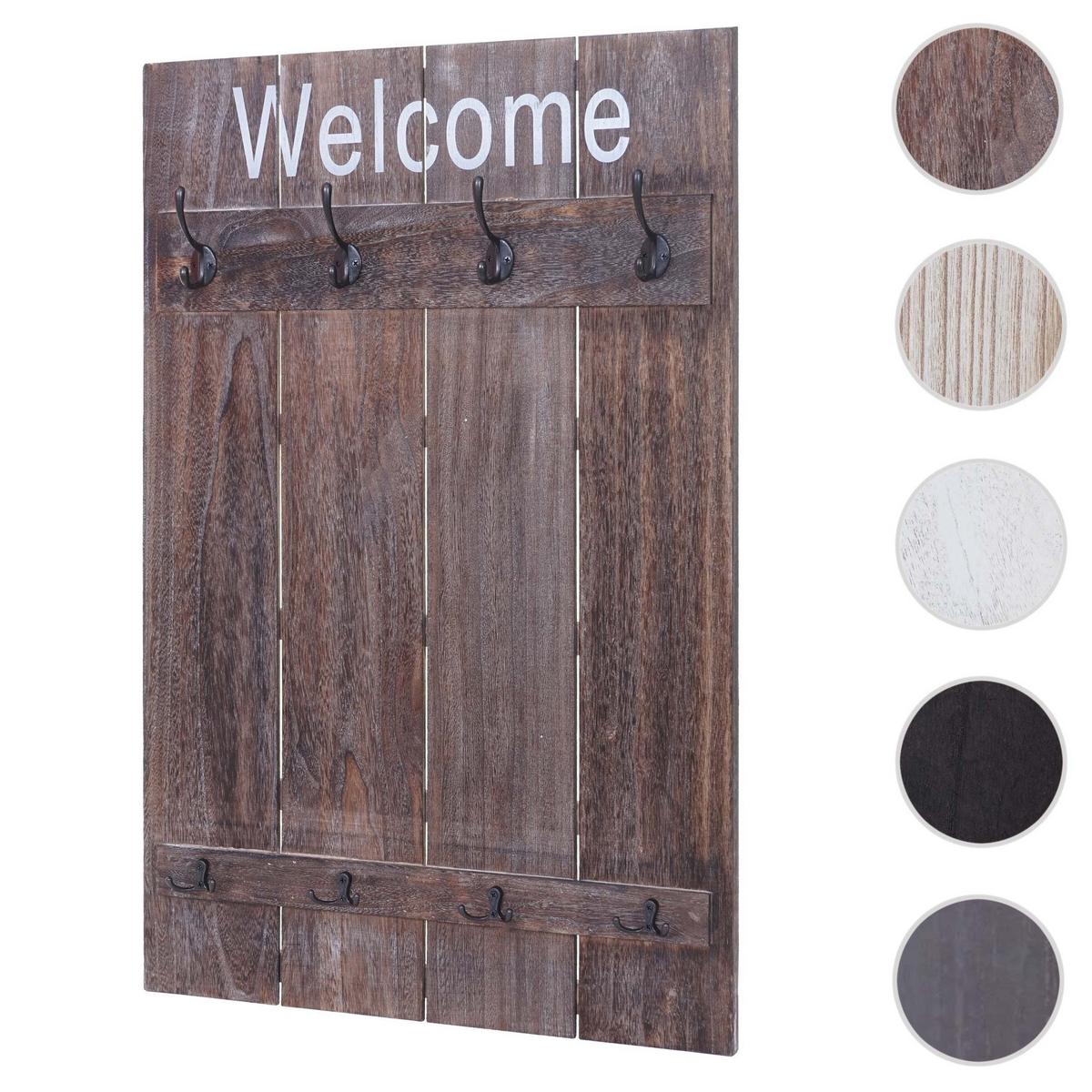 WANDGARDEROBE WELCOME SHABBY Braun - Braun, Holz (60/90/8cm) - MCW