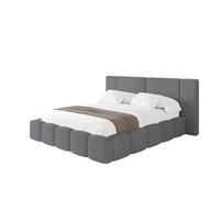 POLSTERBETT mit Bettkasten und Lattenrost, Bett mit Matratze H3/H4 - NILO 120x200 Dunkelgrau - Graphitfarben, Holzwerkstoff/Textil (120/200cm) - ALTDECOR