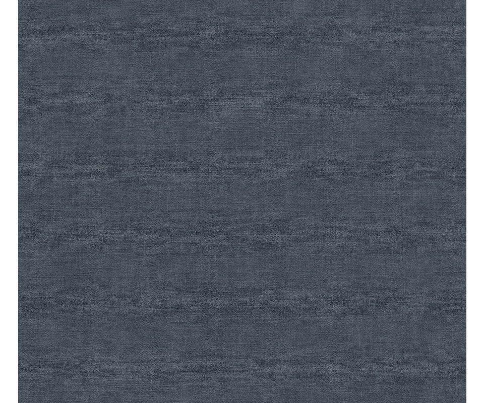 VLIESTAPETE Blau 53/1005 cm - Blau, Textil (53/1cm) - KUNSTLOFT