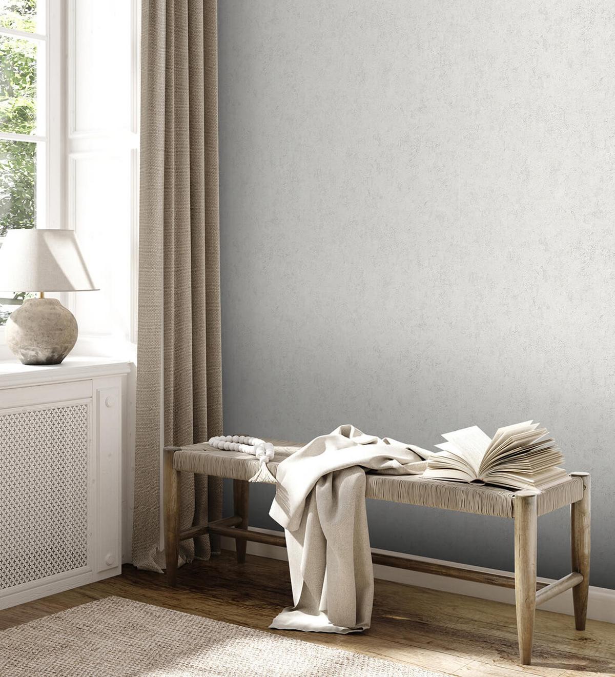 VLIESTAPETE Weiß 53/1005 cm - Weiß, Kunststoff/Textil (53/1cm) - KUNSTLOFT